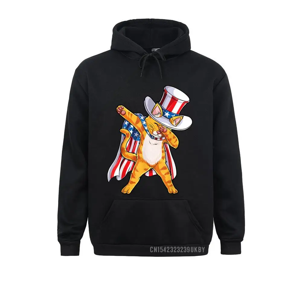 Meowica Dabbing Cat Uncle Sam T shirt 4th of July Kids Boys__A10076 Sweatshirts High Quality Long Sleeve Custom Women Hoodies Clothes Summer Meowica Dabbing Cat Uncle Sam T shirt 4th of July Kids Boys__A10076black