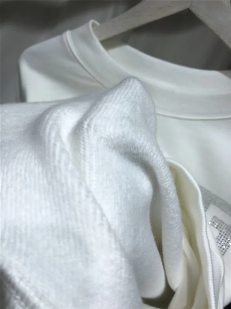 Women Hoodie White Fleece Short Paragraph Blue Plus Velvet Round Neck Hoodie Women Hoodie White Fleece Short Paragraph Blue Plus Velvet Round Neck Hoodie
