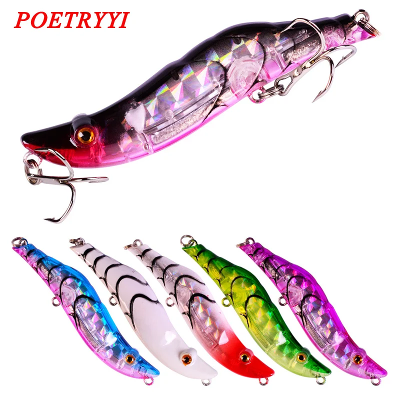

POETRYYI Minnow Fishing Lure 8.2CM/14.7G Floating Artificial Hard Bait Bass Wobblers Lures Crankbait Pike Treble Hooks tackle 30
