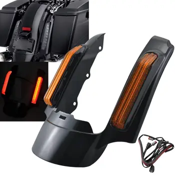 

Motors LED Tail light Rear Fender Extension Fascia Fit For Harley Touring Ultra FLHTK Street Glide Special FLHXS FLHX FLHR