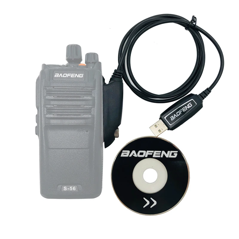 BaoFeng водонепроницаемый UV-9R плюс USB Кабель для программирования с драйверами CD для рации uv9r plus A58 BF-9700 радио