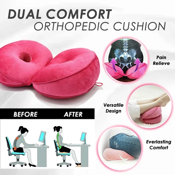 Multifunction Dual Comfort Orthopedic Cushion Pelvis Pillow Memory Foam