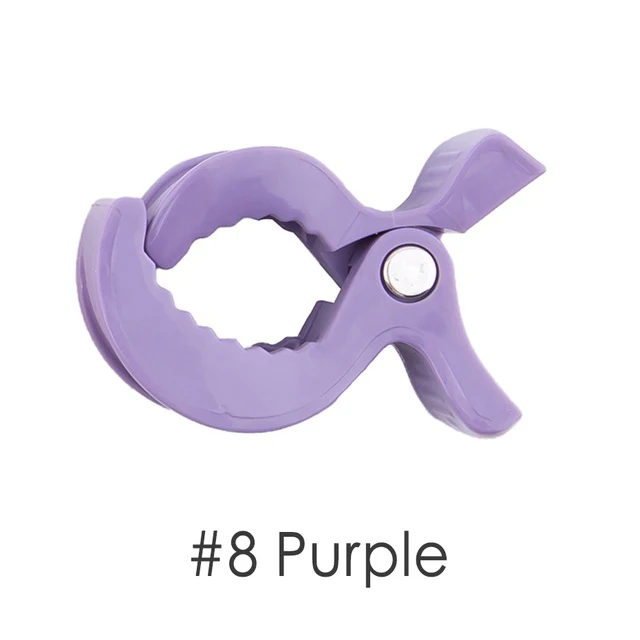 Purple Зажимы для одеяла, 2 шт., детская лампа для игры в тренажерный зал, коляска, колышек, сделай сам, на крючок, чехол для сиденья, автомобиль, детский прорезыватель, детские товары, игрушки, подарки - Цвет: Purple