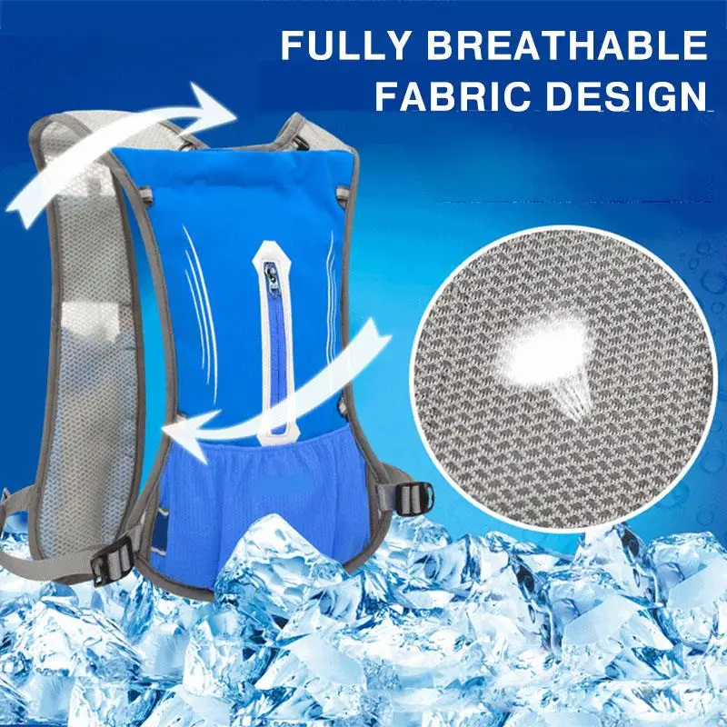

Convenient 5 Color Polyester Storage Cycling Water Bladder Bag Water Pack Furl Cooling Water Bag Backpack Climbing Travel
