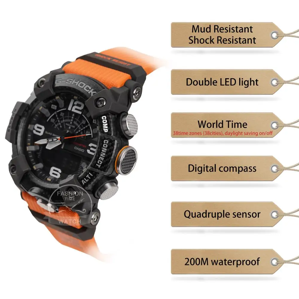 Casio watch G-SHOCK quartz smart top Watch Carbon core guard structure 200 Waterproof Sport men watch Relogio Masculino
