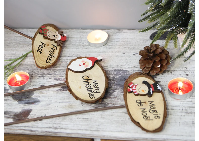 3 шт. год Рождество Европейский деревянный старый Снеговик Добро пожаловать в дверной кулон Рождественская елка украшения navidad