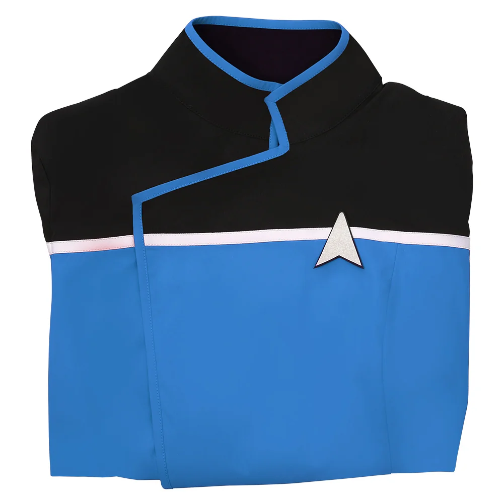 Star Trek Lower Decks Season1 Cosplay Costume Blue & Yellow & Red Uniform Jacket