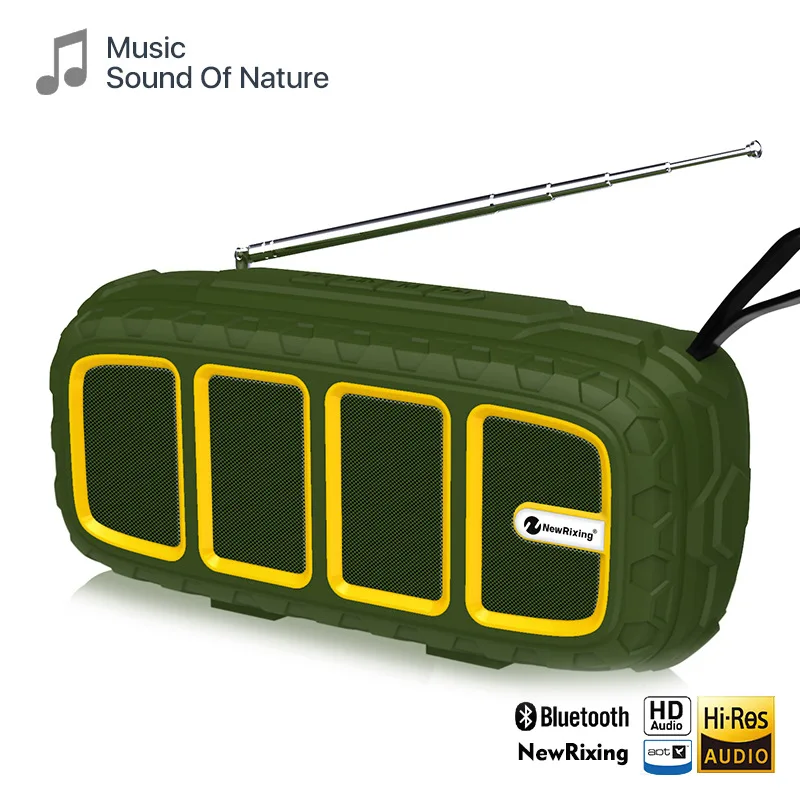 NewRixing Bluetooth динамик портативный открытый мини Колонка коробка громкий Altavoz