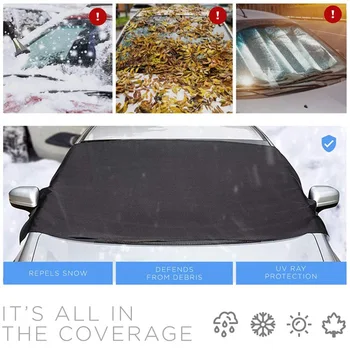 

220x140 Universal Car Front Windshield Cover Auto Sunshade Snow Ice Protection Cover Winter Summer Windshield Shield 2020