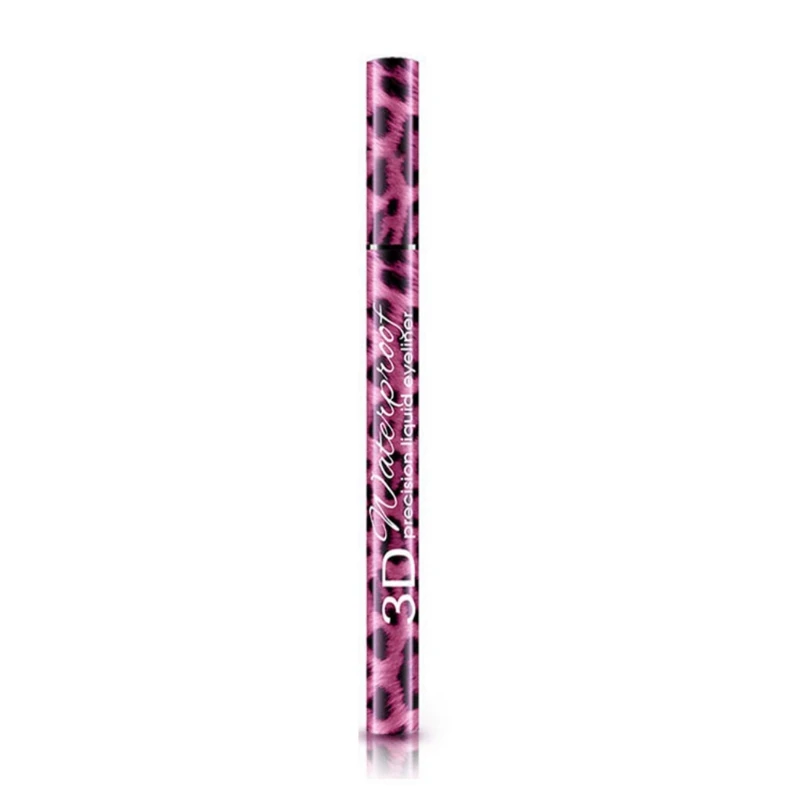 Eyeliner Pen Одноголовая леопардовая подводка для глаз жидкая водостойкая устойчивая натуральная быстросохнущая ровная кисточка для подведения глаз инструменты для макияжа - Цвет: Eyeliner Pen