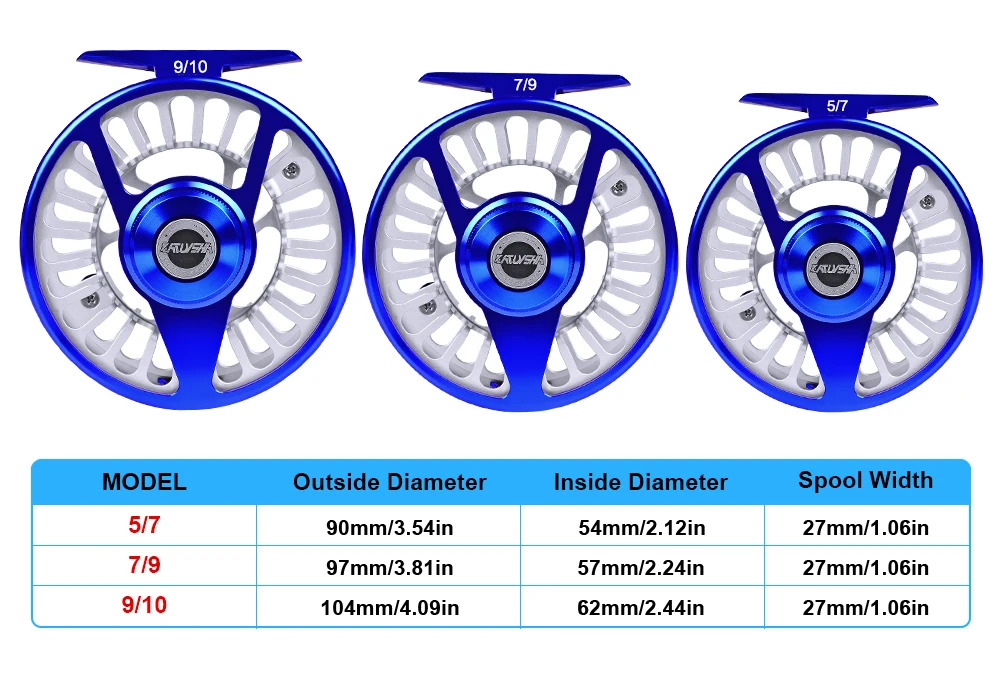 3+ 1BB колесо для ловли нахлыстом 5/7-7/9-9/10 WT катушка для ловли нахлыстом алюминиевая катушка для нахлыстом с ЧПУ машина для резки большой АРБОР литья под давлением Новинка