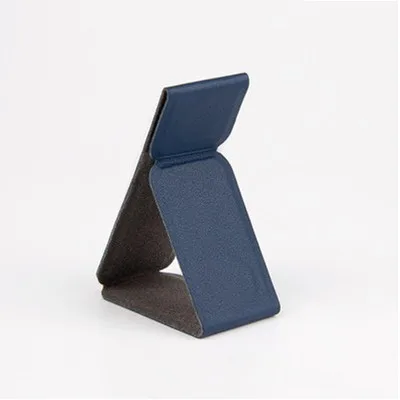 Navy blue Универсальный мобильный телефон пряжка кольцо Пряжка настольная подставка ленивые часы ТВ ультра-тонкий портативный опорная рамка Автомобильные магнитные наклейки на заднюю панель - Цвет: Navy blue