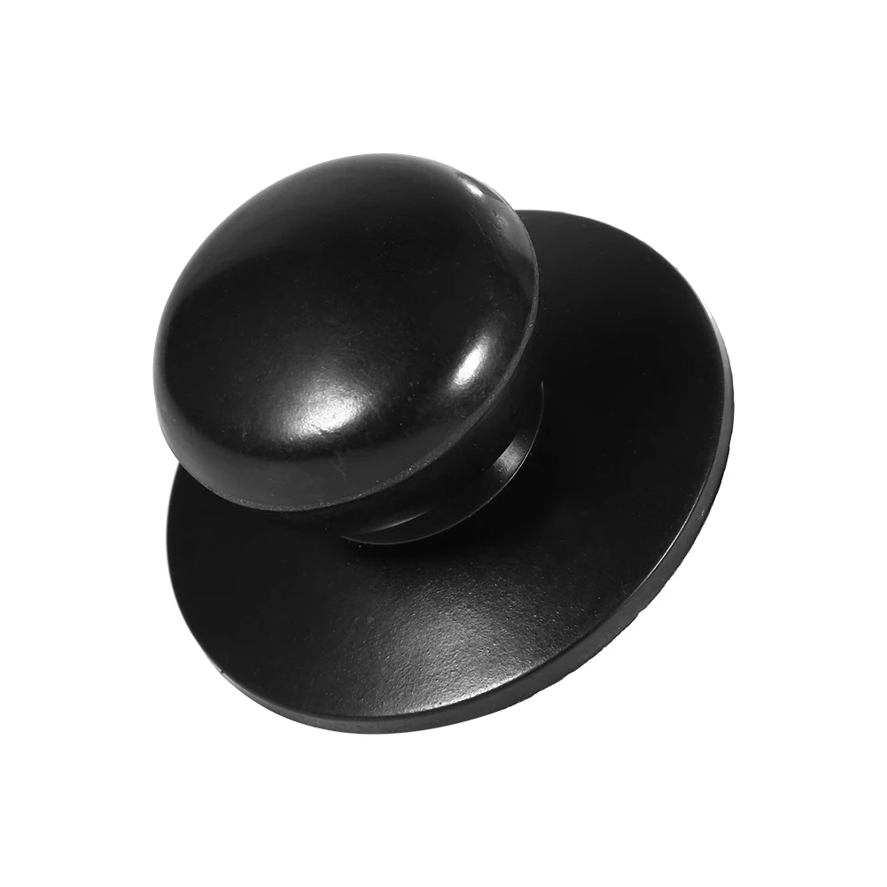 2Pcs Black Plastic Kitchen Cookware Pot Saucepan Kettle Lid Knobs Cover Handles Clamping Knob Buttons Handle Pull Knob
