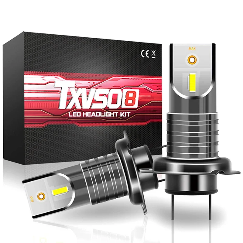 

TXVSO8 H7 Led Lights for Car Mini 6000K 110W 26000LM 2PCS/Set Universal Super Bright COB Lamps for Automobiles Luces Led Auto