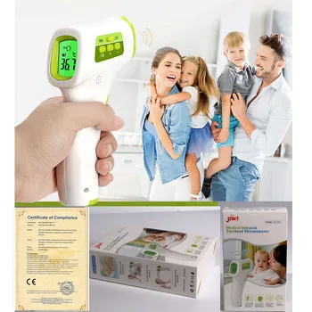 

Non-Contact IR Infrared Thermometers Digital Laser Thermometer Forehead Thermometer LCD -50-380℃ Temperature Body Measurement