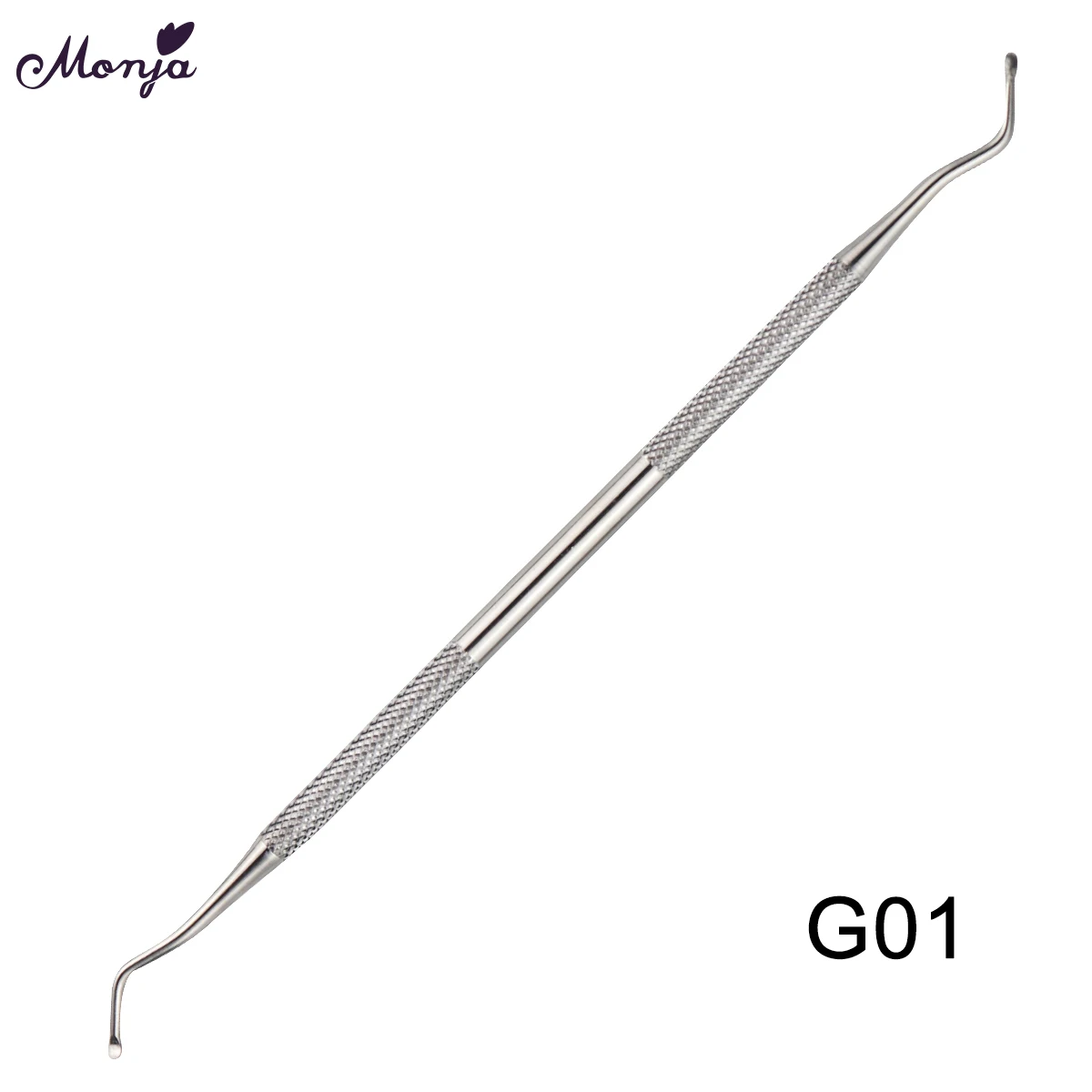 Monja Dual End Nail Toenails Lifter Stainless Steel Bunion Corrector Foot Cleaning Care Ingrown Hook Pedicure Tool