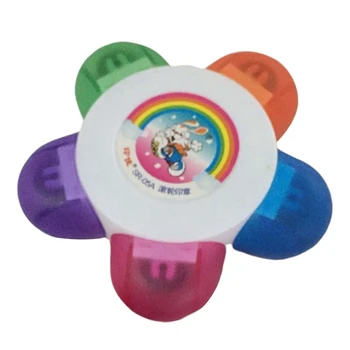 

Creative Small Plum Blossom Shape Roller Stamp Children Diy Handmade Scrapbook Album Stamps Deco Teacher Seal Kids Toy Gifts