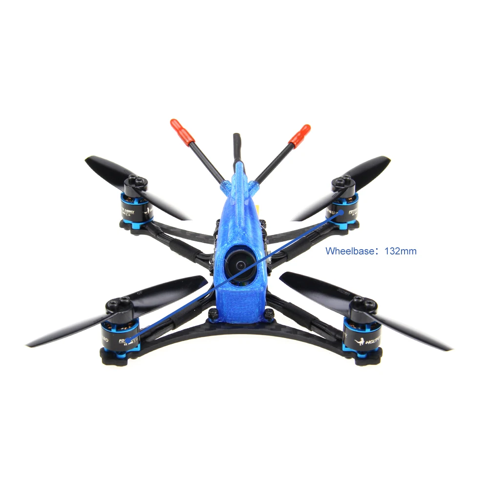HGLRC Parrot132 5-6S 3 дюймов зубочистка небольшой гоночный Дрон с видом от первого лица с самонастраиваемым устройством с управлением от первого лица без контроллера с CADDX Turbo Eos V2 Камера 1106 мотор FD13A ESC