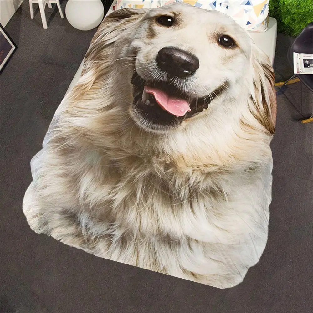 Летнее одеяло с 3D принтом для домашних животных детское кровати