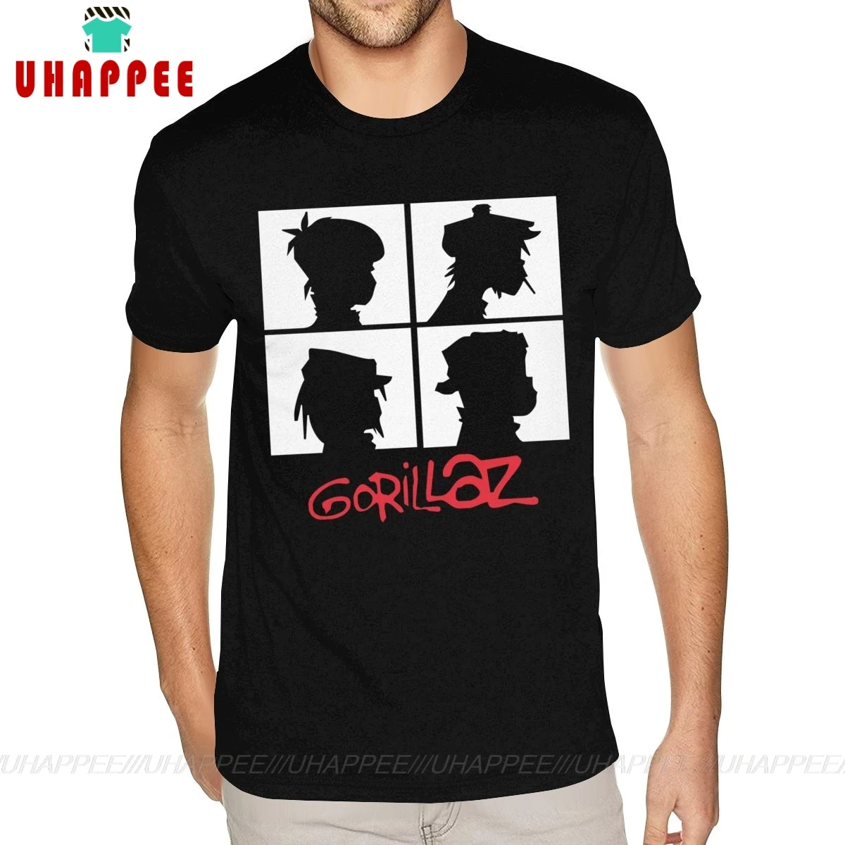 2020 новинка 100 качество Gorillaz рубашка 4XL для бойфренда Creat собственная | Мужская