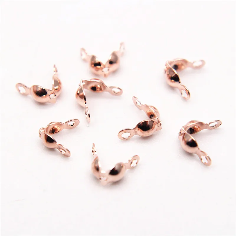 WHOlESALE 200 Charlotte End Crimp Bead Tips Crafts Findings Jewelry Making 8x4mm