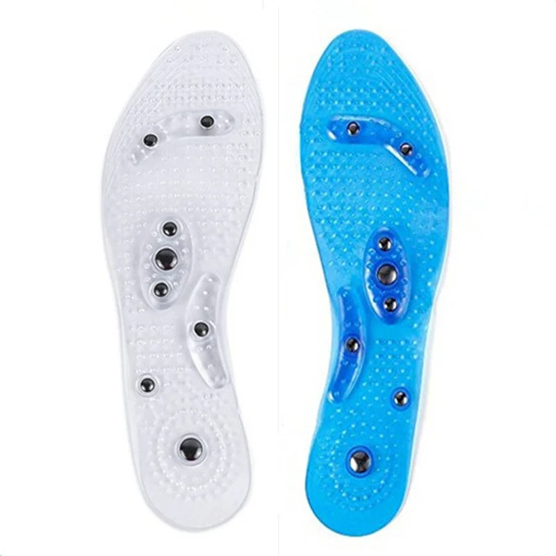 

Magnetic Therapy Silicone Insoles Transparent Weight Loss Slimming Insole Massage Foot Care Women Men Shoe Pad Insole Wholesale