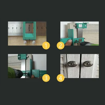 

Punching Locator Cabinet Hardware Jig Drawer Pull Home Wood Dowel Accessories