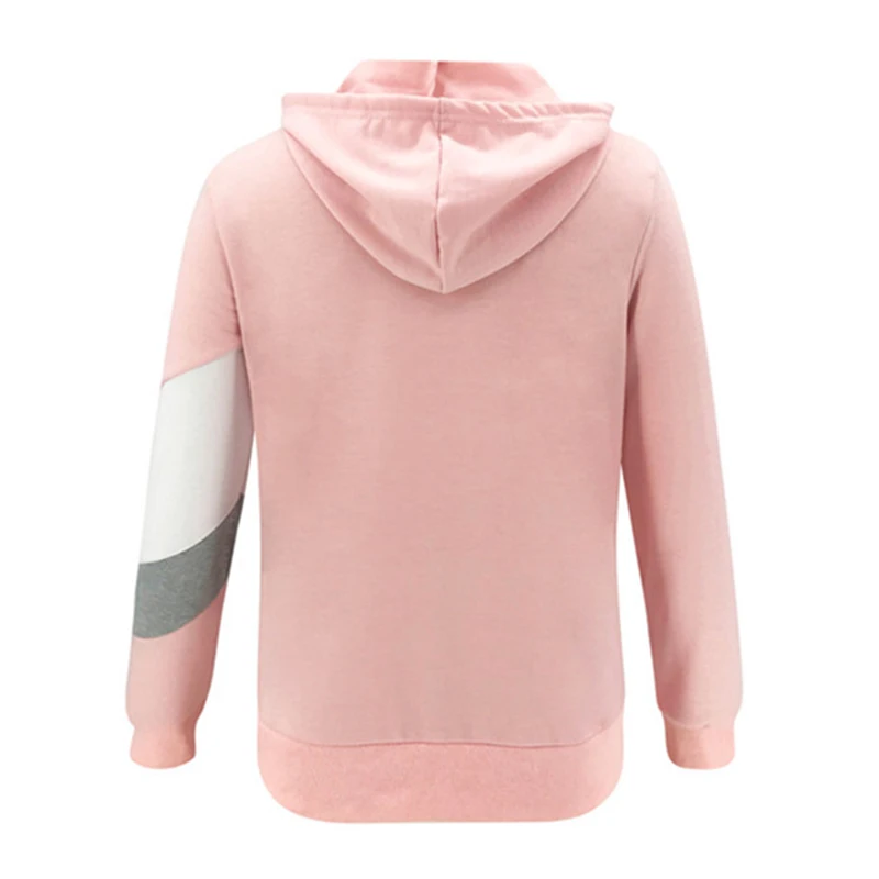 Kawaii Hoodies Women Long Sleeve Sweatshirt Women Striped Hooded Harajuku Autumn Winter Womens Clothing SJ4897R