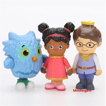 

5pcs/lot Daniel Tiger's Neighborhood Figure Toy Daniel Tiger Katerina Kittycat O the Owl Miss Elaina Prince Wednesday Model Doll