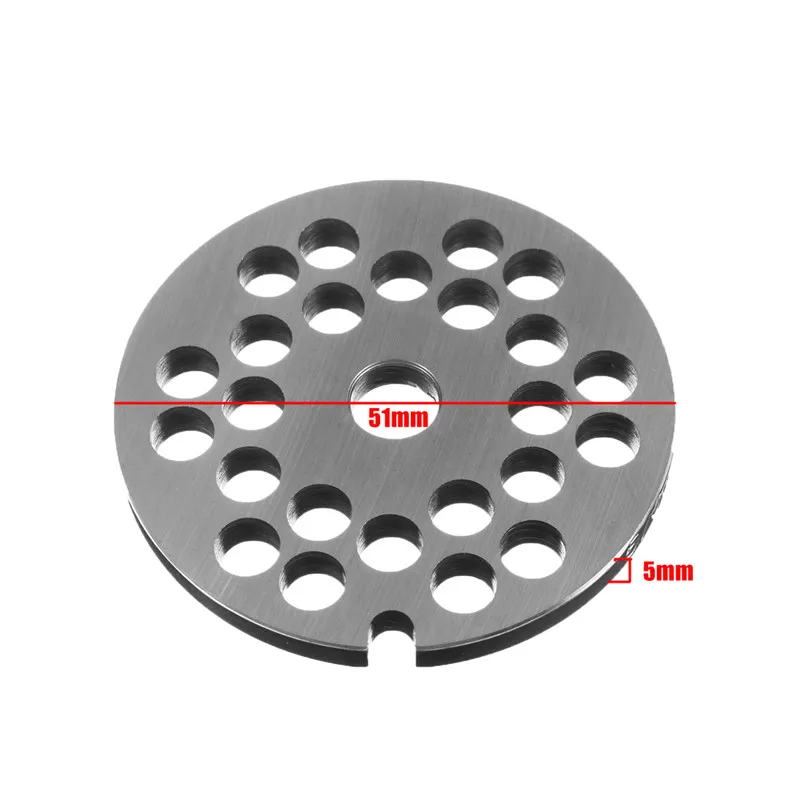 3/4. 5/6/12 мм отверстие для выбора Нержавеющая сталь мясо шлифовальный диск для Тип 5 мясорубка