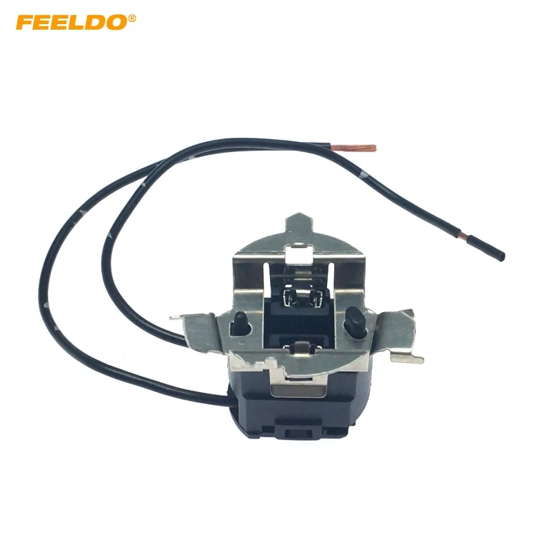 1pc car light bulb base holder socket wire adapter for Volkswagen Sigtar H7 halogen lamp connector wiring harness #CA6406 lamp holder headlight holder led work light holder led lamp bulb base light bulb socket light holder