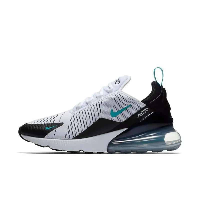 AH8050-001 Оригинальные подлинные мужские кроссовки для бега Nike Air Max 270, спортивные кроссовки яркого цвета, Легкая сетчатая дышащая обувь AH8050 - Цвет: AH8050-001