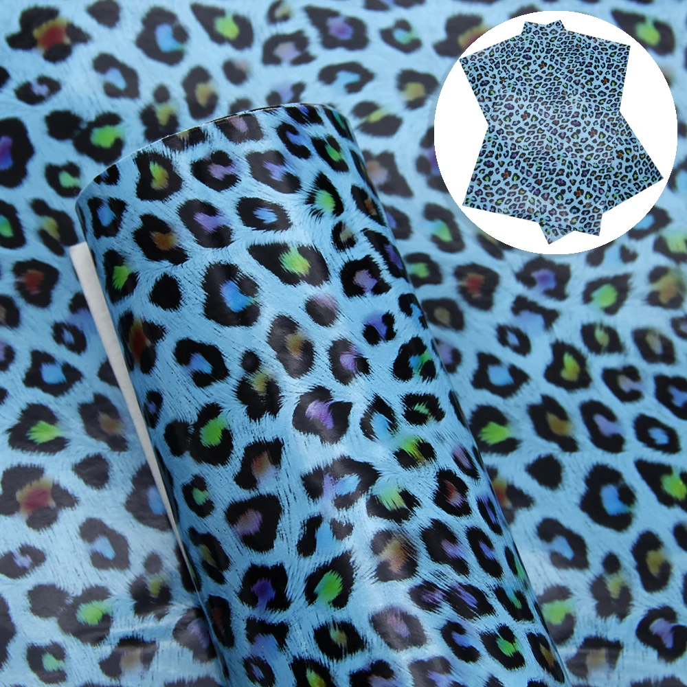 David accessories 20*34 с леопардовым принтом из искусственной кожи ткань искусственная Синтетическая кожа листы для лук Eearing "сделай сам", ручная работа, 1Yc8034 - Цвет: 1094333003