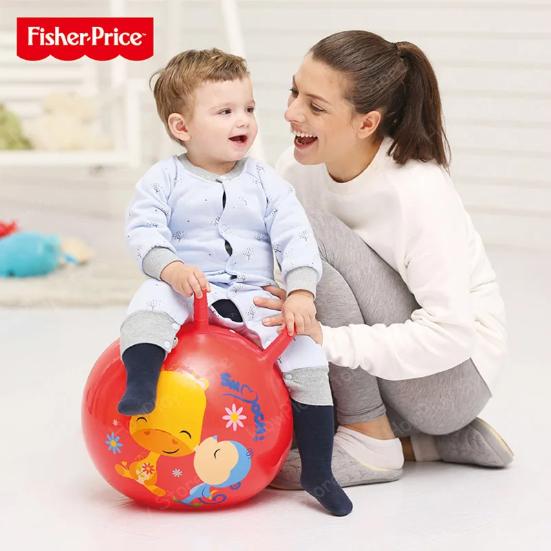 Fisher-Price детские игрушечные мячи прыгающий мяч детский сад мультфильм животных надувной мяч детский мяч детские развивающие игрушки для детей