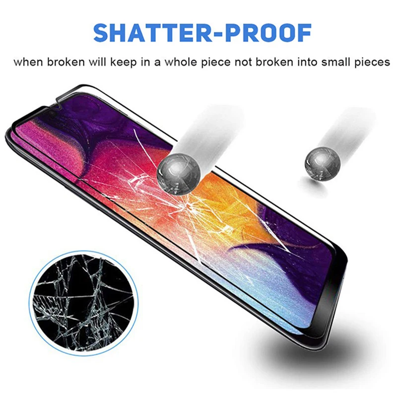 10H полное покрытие Защитная Стекло для samsung Galaxy A10 A20 A20E A30 A40 A40S A50 A60 A70 A80 A90 закаленное Экран защитная пленка