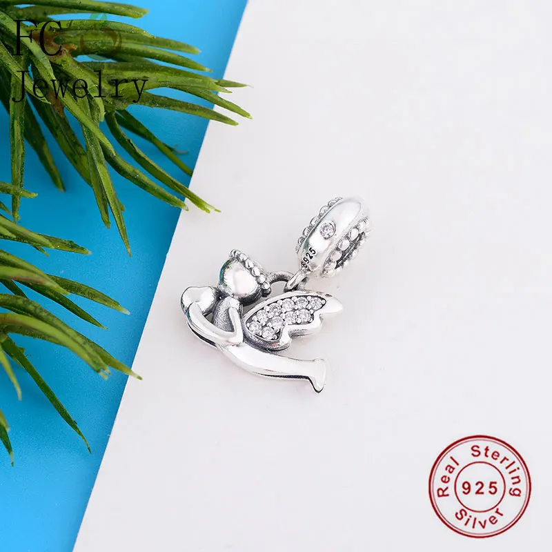 FC Jewelry подходит для брендового браслета 100% Серебро 925 пробы крылья ангела