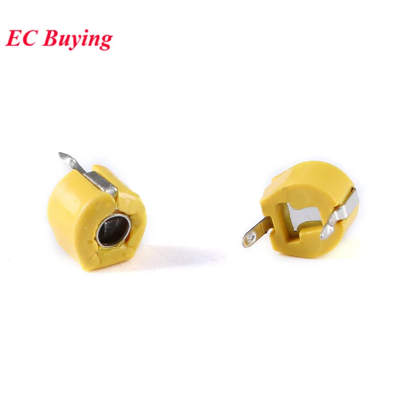 Adjustable Capacitor 5P 10P 20P 30P 40P 50P 60P 70P 120P Plastic 6mm Trimmer 5PF 10PF 20PF 30PF 40PF 50PF 60PF 70PF 120PF 10pcs adjustable capacitor