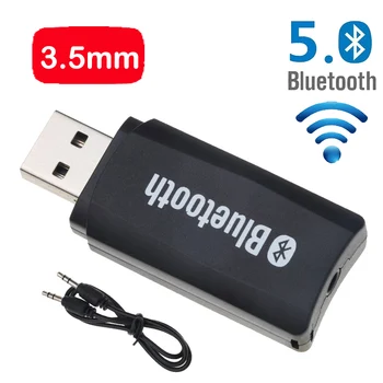 

Bluetooth 5.0 Receiver Wireless Stereo Audio Adapter USB 3.5mm Jack Dongles plug and play Mini Portable For TV PC Car AUX A3 Kit