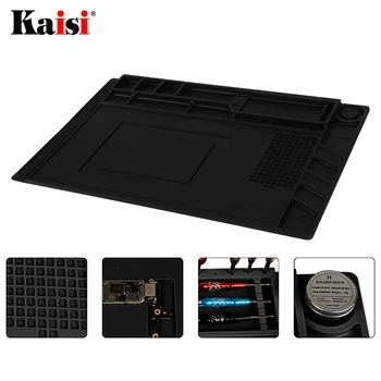 

NEW ESD Soldering Mat With Magnetic Silicone Work Mat Heat-resistant BGA Soldering Station Repair Insulation Pad DIY Platform