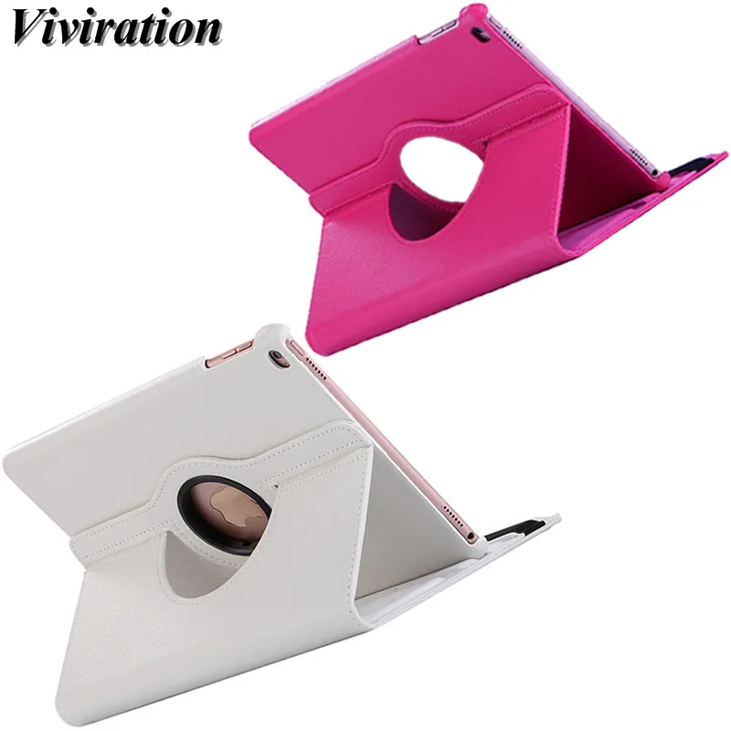 

360 Degree Rotating Tablet Cover PU Leather Flip Stand Cover For Apple iPad Pro 12.9 2015 2017 A1652 Shockproof Protective Case