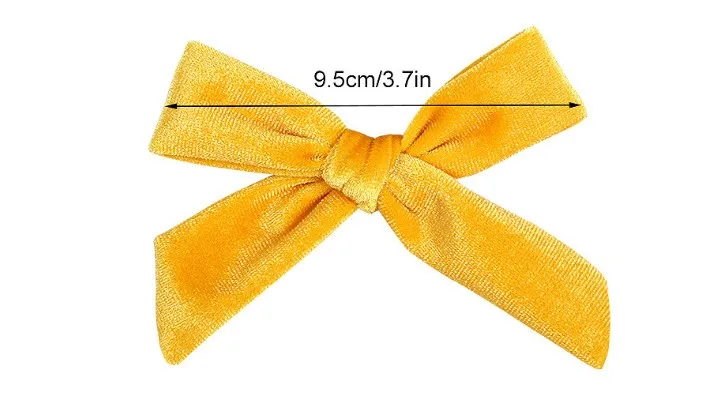 28pcs/lot Velvet Handtied Bows Hair Clips for Girls Knot Hairpins Barrettes Baby Headwear Kids Hair Accessories