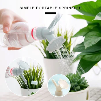 

Portable Plastic Sprinkler Nozzle For Flower Waterers Bottle Watering Sprinkler Household Garden Plant Spray Potted Plant Water