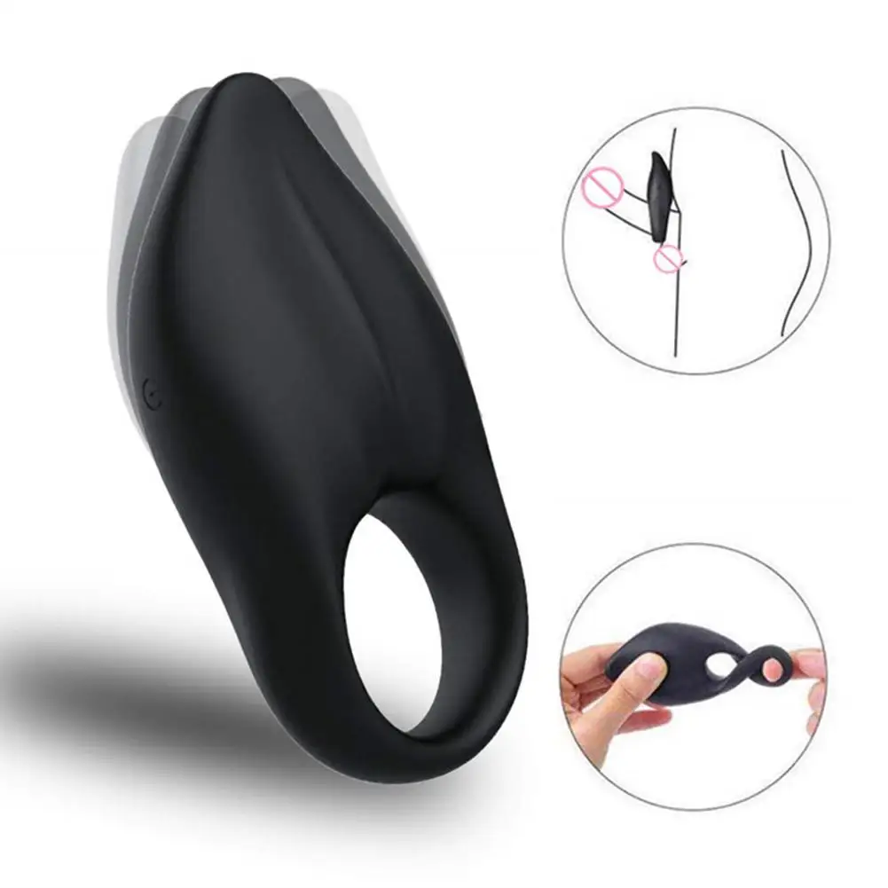 Мужской пенис вибрирующий замок кольцо для пениса жидкий силиконовый вибратор