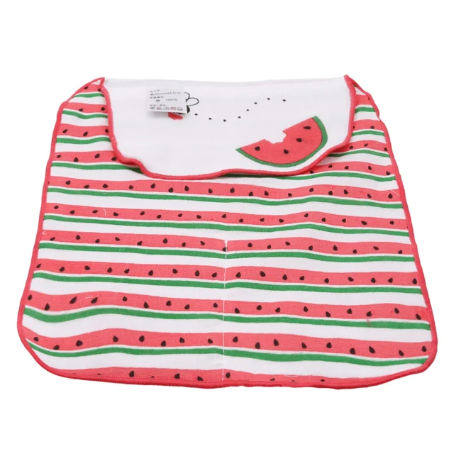 Watermelon trumpet Детское впитывающее полотенце с милым мультяшным принтом, впитывающее пот, впитывающее пот, Впитывающее Влагу, многоразовые детские полотенца - Цвет: Watermelon trumpet