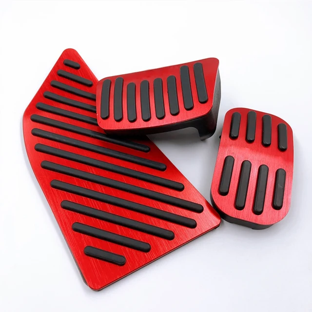Car Parts Car Fuel Foot Pedal Brake Pedal Cover For Toyota Corolla 2019 2020 Aluminum Alloy Car Accessories AT 3pcs Red