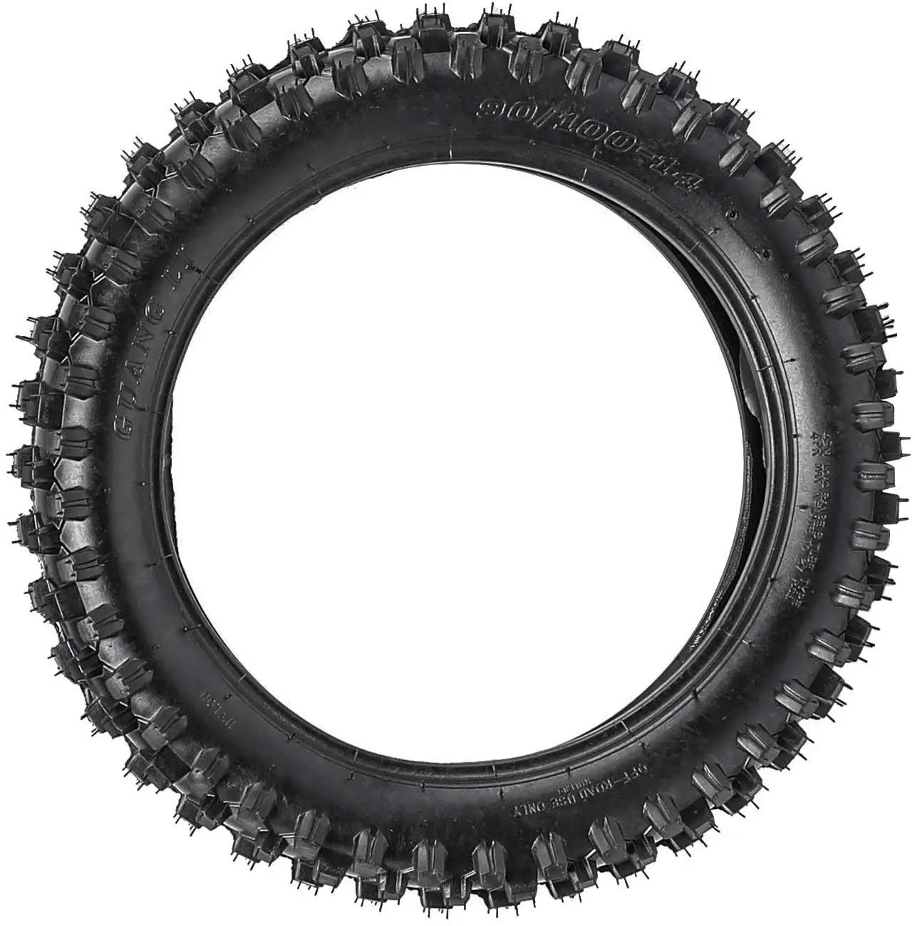 JCMOTO Motocross Tire and Inner Tube kit 90/100-14 For Pit PRO Trail Dirt Bike | Off Road Motorcycle Tires