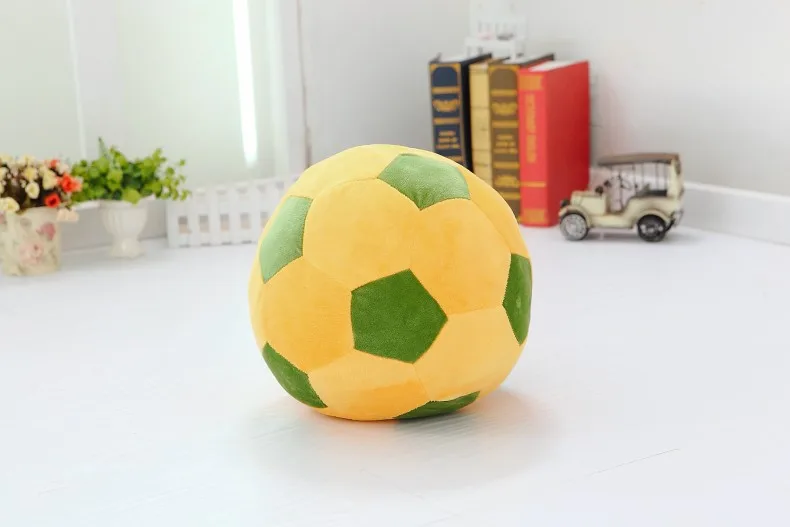 Bola de Futebol Travesseiro de Pelúcia Copa do Mundo fã de Futebol Casa Sofá Brinquedos Presente Memorável 4 Cores Quarto Crianças Travesseiro 1pc 45cm 3 fã de futebol presente memorável 4 cores