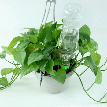 

4 Automatic Watering Irrigation Flower Water Bottle Drip Cone Spikes