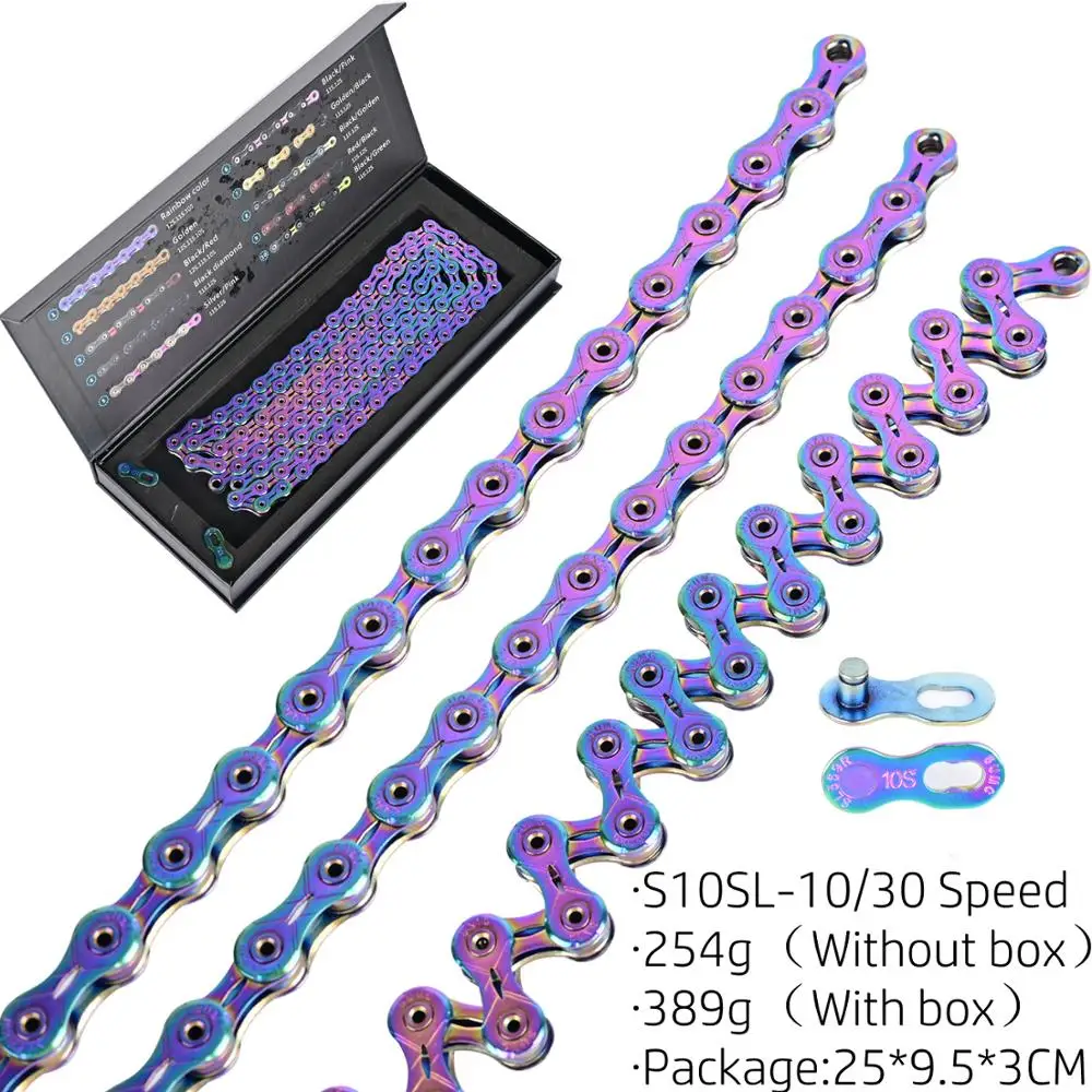 Велосипедная цепь SUMC 116 Links SX10 10S 20S 30 S цепи горный MTB 10 20 скоростная missinglink для M6000 M610
