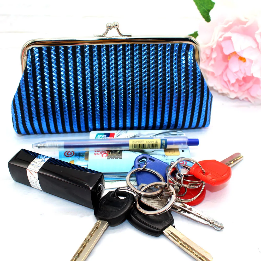Striped Blue ETya женская косметичка с мраморным камнем, дорожная косметичка, Винтажная сумочка, большой размер, косметичка, органайзер, чехол, клатч - Цвет: Striped Blue